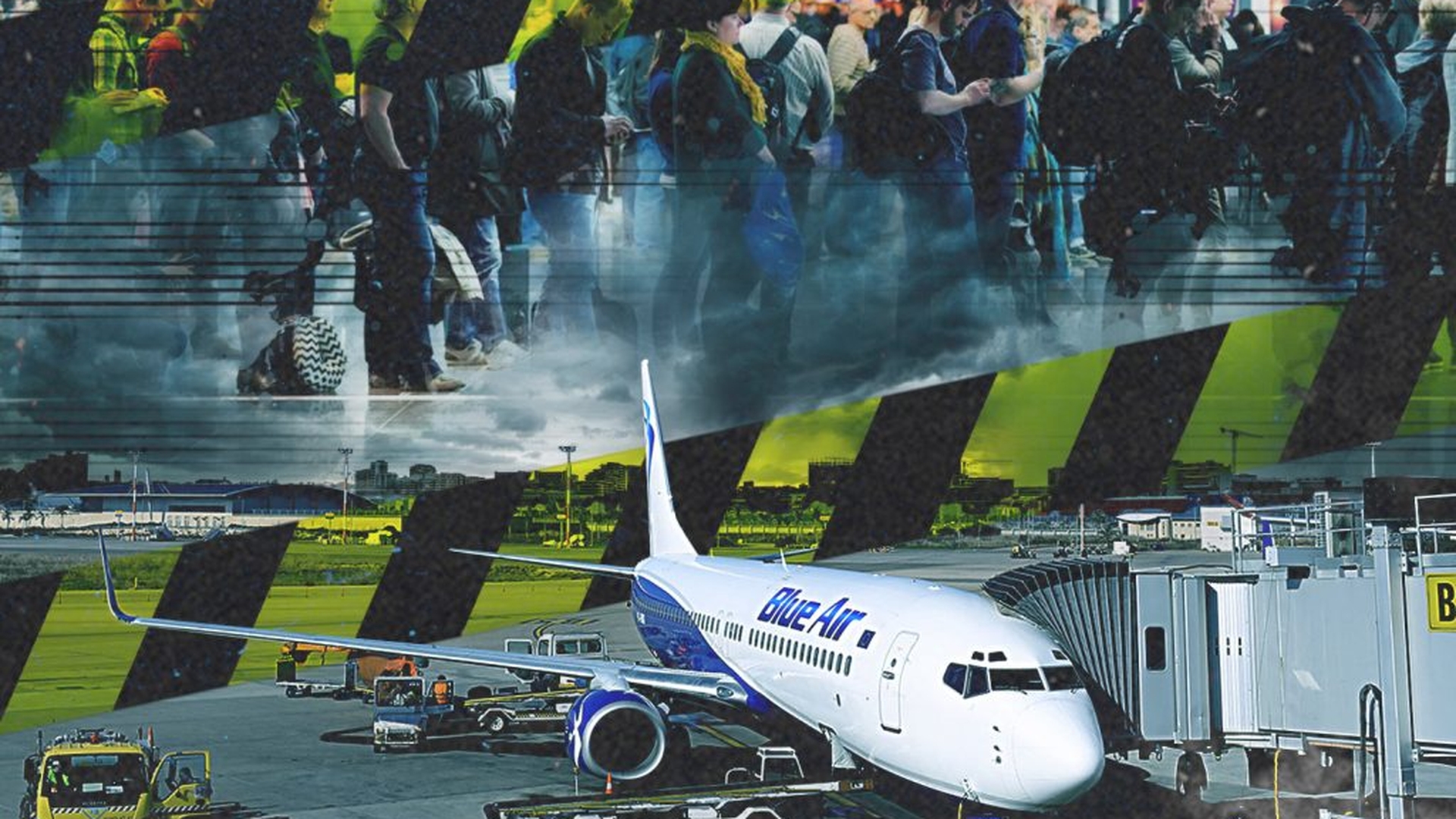 Debandada Blue Air. Cum sunt umiliți pasagerii pe zborurile low-cost