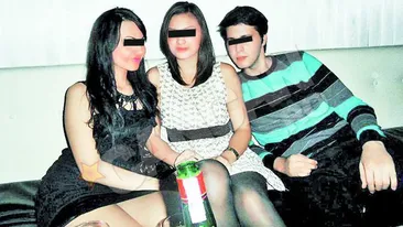 Fotografii incredibile de la petrecerea elevilor din Jean Monnet! Ea cu bautura, el cu fetele