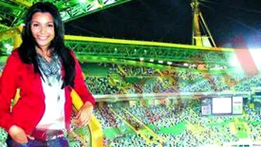 Corina Caragea face colectie de mingi de fotbal