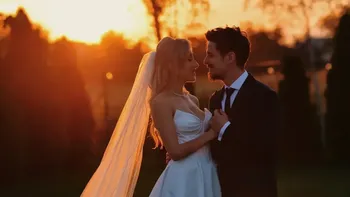 Andrei Leonte, primul câștigător X Factor, s-a căsătorit cu Laura! Primele imagini de la eveniment