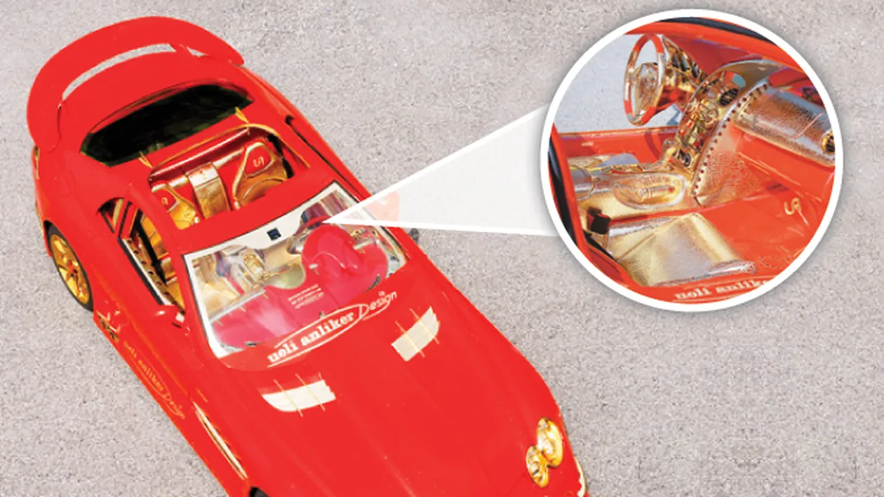 A facut un bolid din aur si rubine