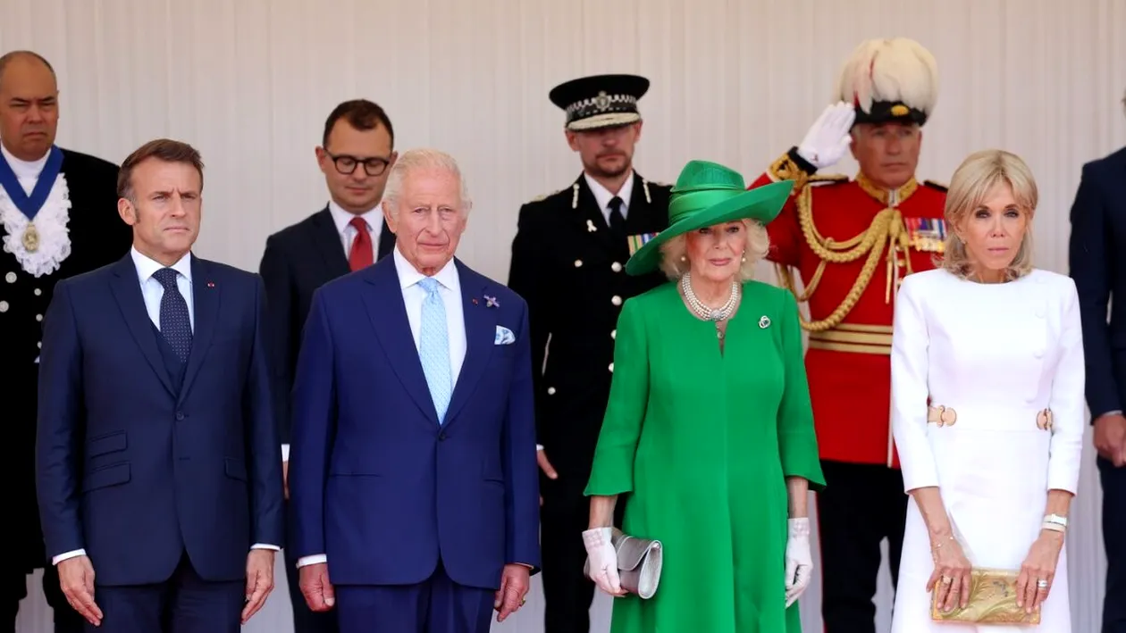 Emmanuel Macron, ignorat de soția lui înainte să ajungă la castelul Windsor. Gestul făcut de Brigitte i-a făcut pe toți să-și dea coate