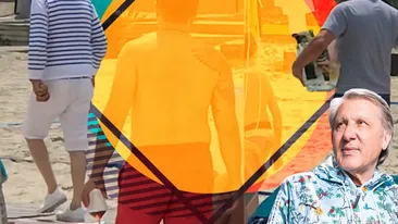 Ilie Năstase, urmărit la plajă de un aghiotant cu frapiera + șprițul regulamentar!