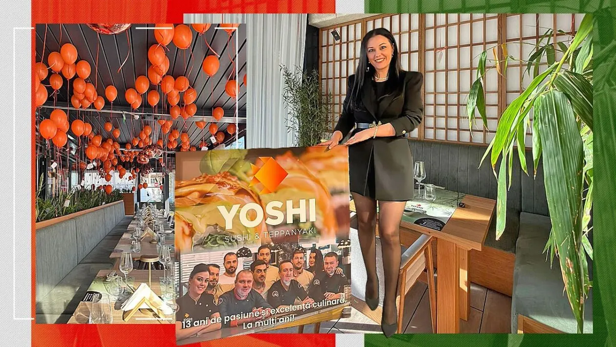 Yoshi Sushi & Teppanyaki împlinește 13 ani. Un loc care a devenit, în timp, o stare de spirit