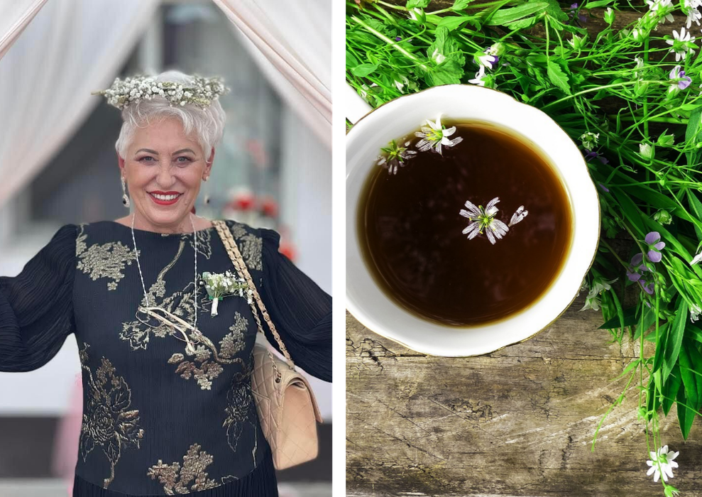 Lidia Fecioru a spus care este ceaiul care vindecă 99 de afecțiuni. Sursă foto: Facebook Lidia Fecioru/ Pixabay