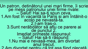 BANCUL ZILEI | "Salut, hai să-ți spun ceva. I-am tras-o lu' nevastă-ta!"