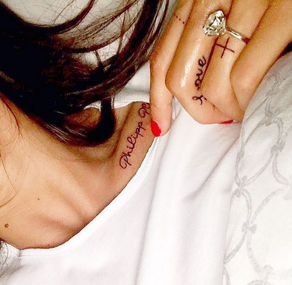 Morgan Bosman şi-a tatuat şi ea numele lui Philipp Plein