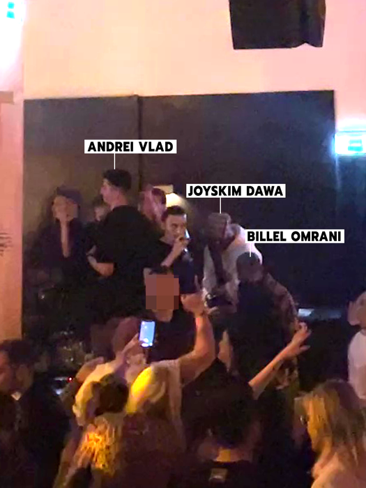 Însoțiți de partenere, fotbaliștii lui Gigi Becali au făcut spectacol la LOFT (SURSA: CANCAN.RO)