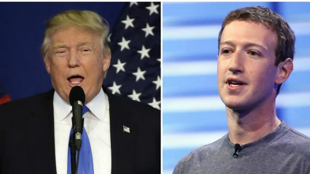 Donald Trump şi Mark Zuckerberg, schimb de replici dure:”Facebook a fost întotdeauna...“