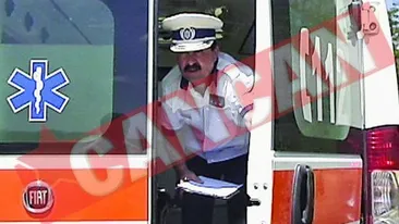 S-a aruncat din ambulanta care o ducea la spital