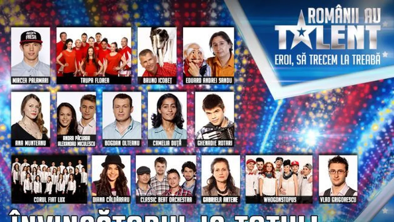 Castigatorul de la “Romanii au talent” este…. Vezi ce concurent este cel mai bine cotat la casele de pariuri!