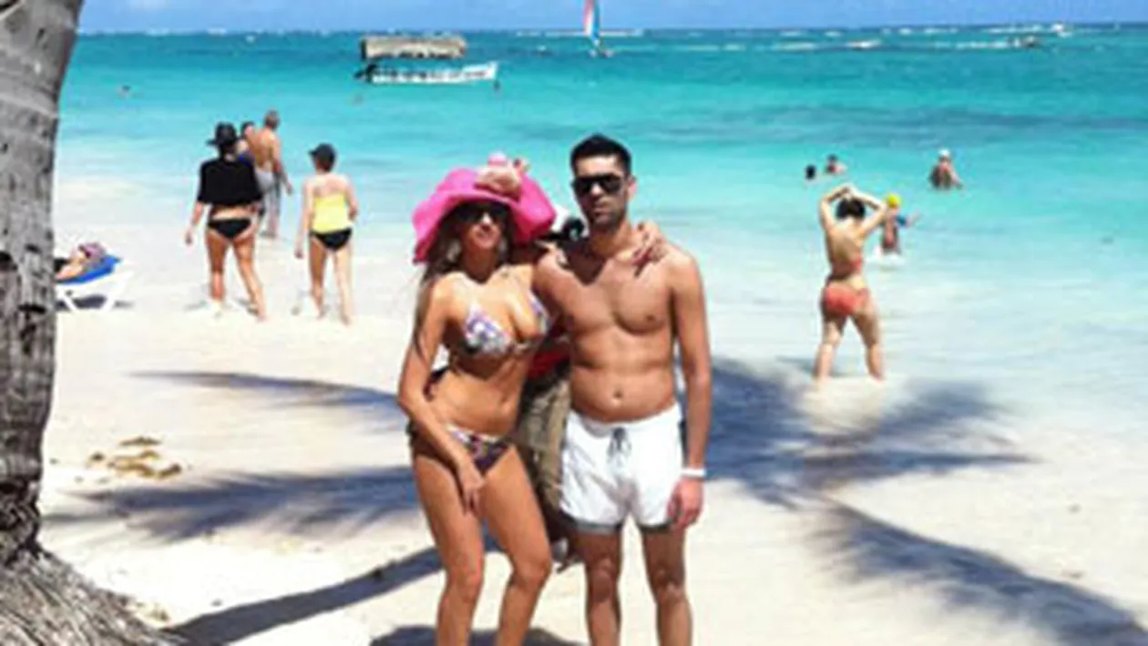 Uite cat de sexy e Sanziana Buruiana la plaja in Republica Dominicana!