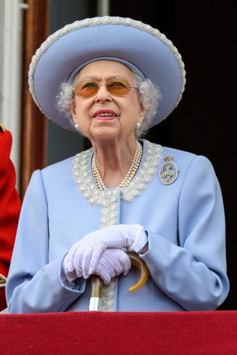 June 2, 2022, London, London, United Kingdom: Image Licensed to i-Images Picture Agency. 02/06/2022. London, United Kingdom. Queen Elizabeth II and UK Royals at Trooping the Colour on day one of the Platinum Jubilee celebrations. (Credit Image: © Pool/i-Images via ZUMA Press)