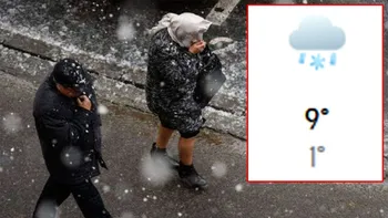 Orașele din România în care sunt anunțate ninsori în septembrie, potrivit meteorologilor Accuweather