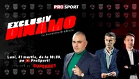 „EXCLUSIV DINAMO”, de la ora 18.30! Aflăm adevăratul motiv pentru care Dinamo nu poate să o bată pe FCSB de 8 meciuri! Comentăm LIVE din studio