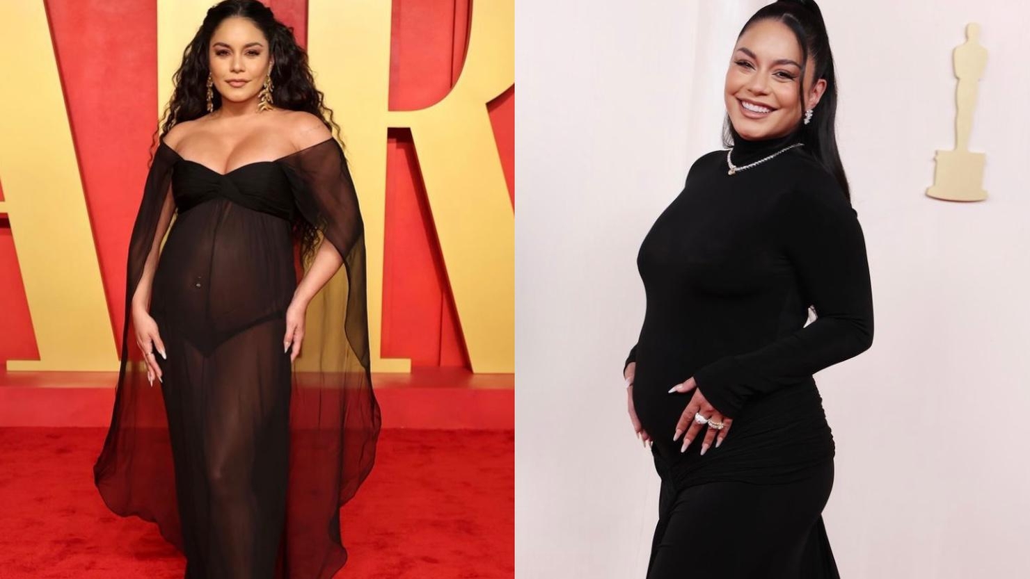 Vanessa Hudgens va deveni mămică. Actrița și-a etalat burtica de graviduță la Premiile Oscar 2024. FOTO