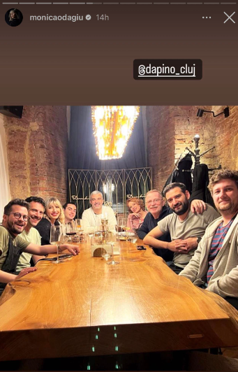 Postarea făcută de Monica Odagiu pe internet/ Foto: Instagram