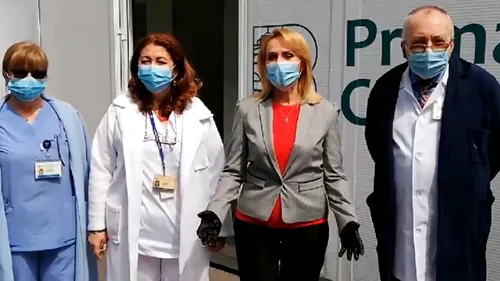 Gabriela Firea a inaugurat tomograful care depistează COVID-19 în câteva minute VIDEO