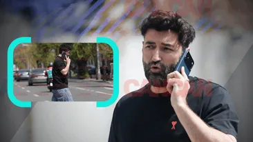 Smiley, dat peste cap de o conversație intensă. Soțul Ginei Pistol n-a reușit să detensioneze situația