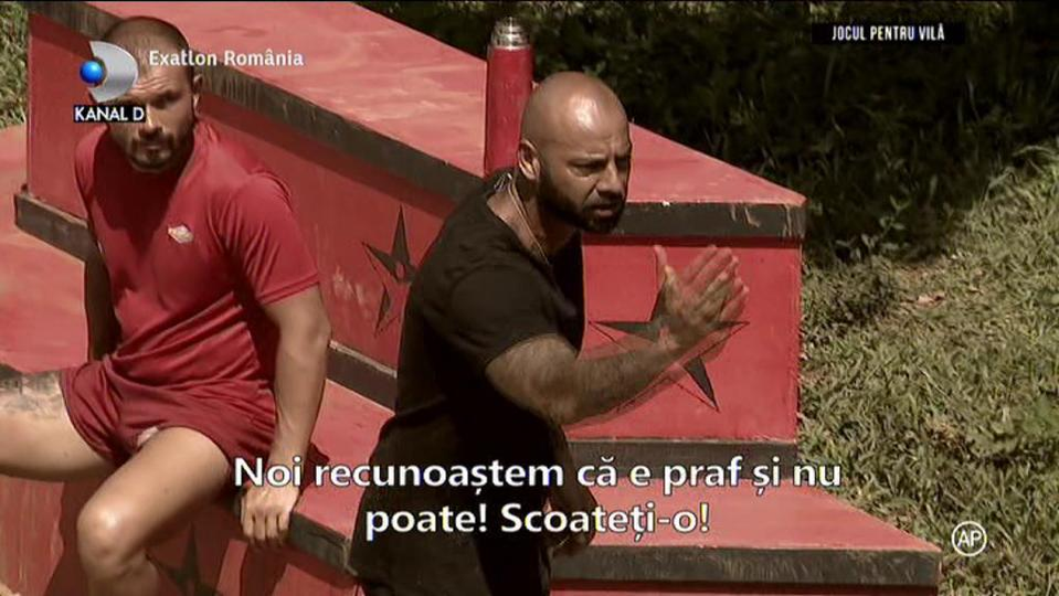 Exatlon 3 noiembrie. Replici acide între concurenți în timp ce se luptau pentru casă. Giani Kiriță: “Cui arăţi tu m#$e?”