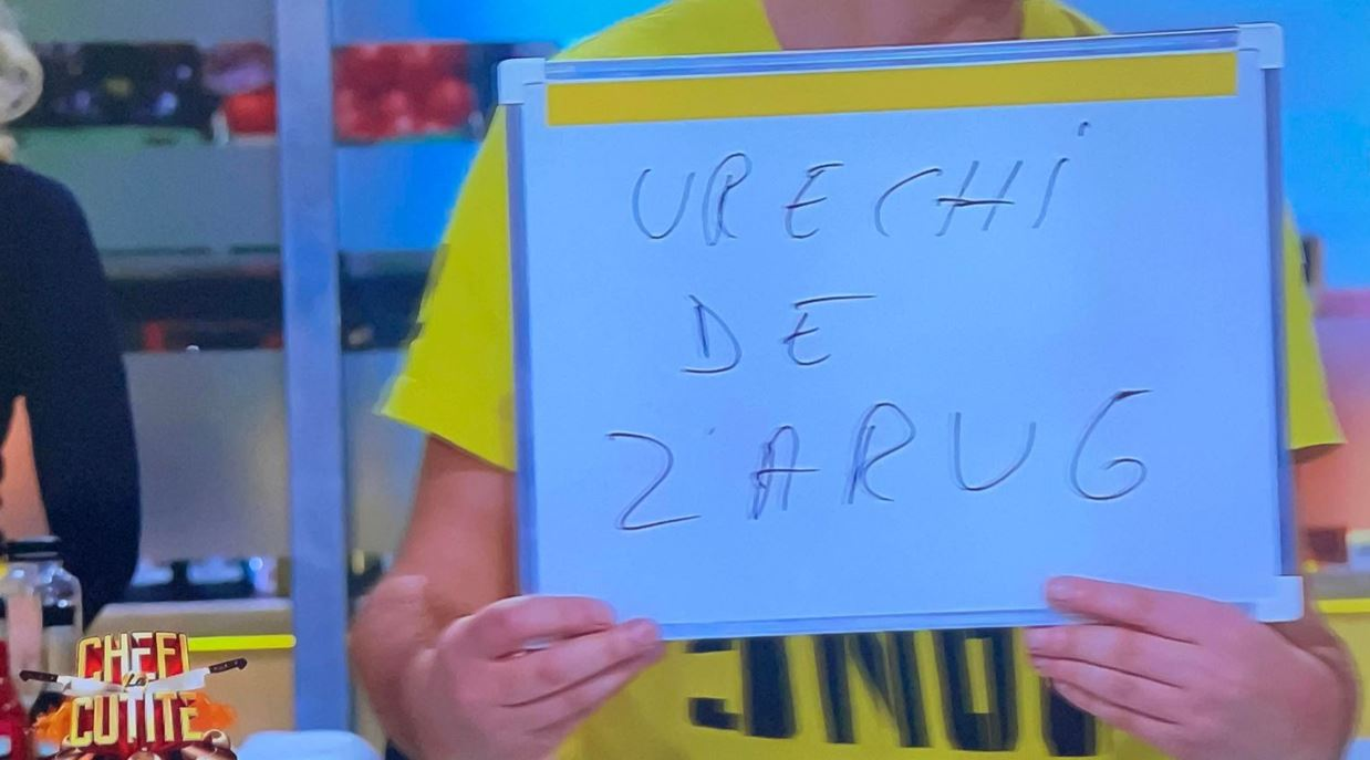 Ce a scris Cosmin Natanticu pe foaie despre Dan Mihai Zarug la Chefi la cuţite? S-a enervat şi a început să înjure instant