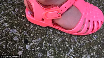 O mamă i-a făcut cadou fetiţei sale o pereche de sandale, însă a avut parte de o situaţie şocantă