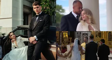 Trei nunți într-o singură zi! Dennis Man, Ștefan Târnovanu și Denis Alibec s-au căsătorit. Primele imagini