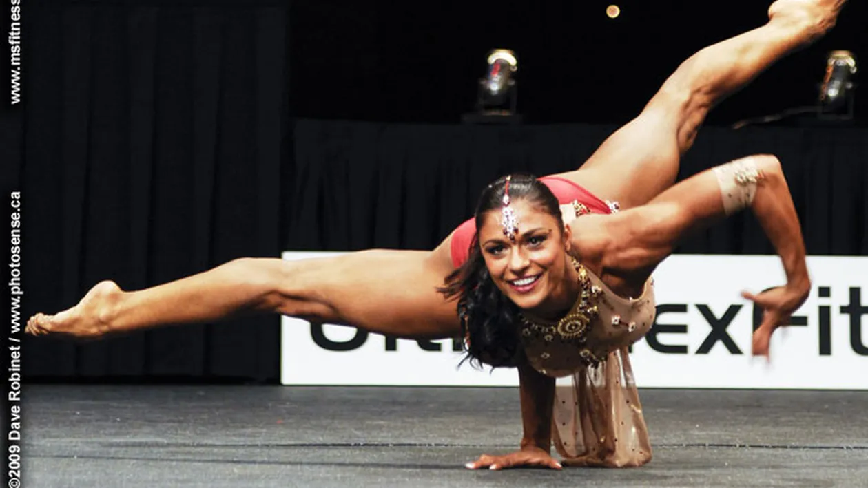 O romanca are cele mai sexy picioare din fitness! Vezi cat transpira Vanda Hadarean ca sa arate ca o zeita