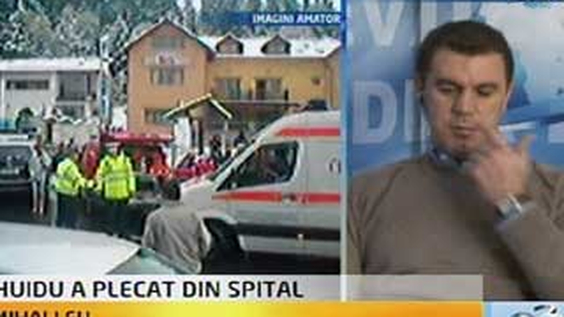 VIDEO Mihai Leu: "Serban Huidu conduce foarte bine! Dar in astfel de conditii este dificil sa controlezi o masina, cu atat mai mult o masina grea"