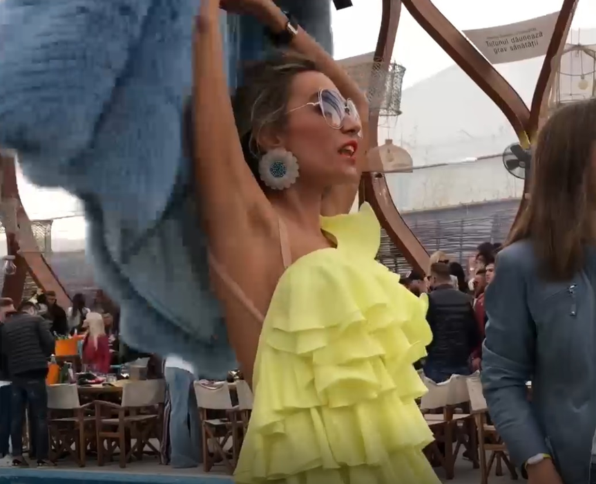 Anna Lesko, la un pas de “viol” la NUBA Mamaia!