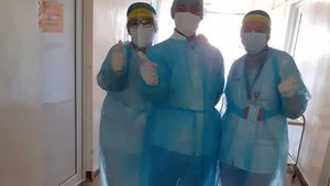 Ele sunt infirmierele din Râmnicu Vâlcea care s-au vindecat de coronavirus! Deja au fost externate