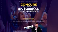 ALTCEVA CU ADRIAN ARTENE vă oferă 80 de BILETE la concertul lui Ed Sheeran de la București