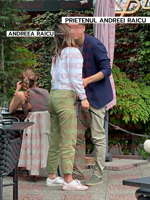 Andreea Raicu și un prieten apropiat, întâlnire în zona de nord a Capitalei
