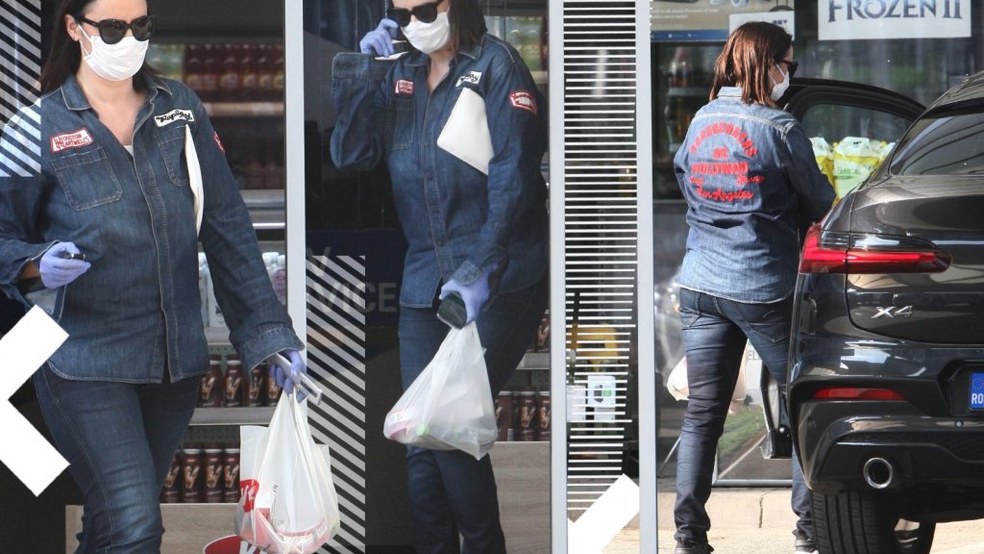 Andreea Marin a ieșit incognito la cumpărături. Din “recuzită” n-au lipsit masca, mănușile și...