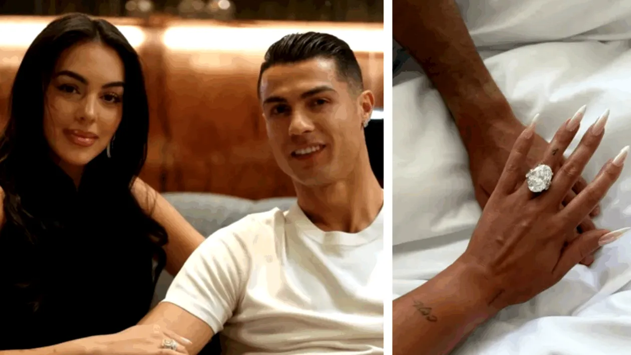 Cristiano Ronaldo nu s-a uitat la bani! Câte milioane de euro ar fi costat inelul Georginei Rodriguez