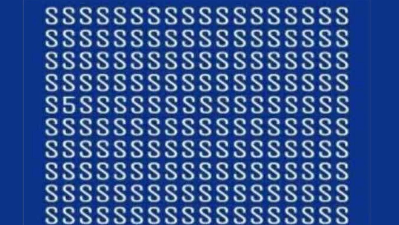 Test de perspicacitate | Găsiți cifra 5 în maximum 7 secunde!