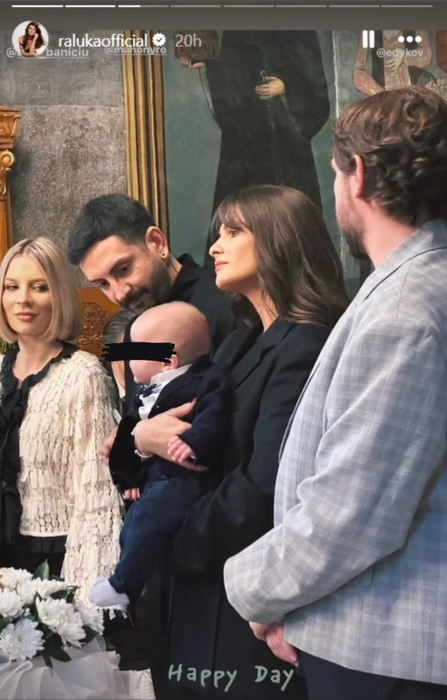 Ana Baniciu și-a botezat fiul. Sursă foto: Instagram ralukaofficial