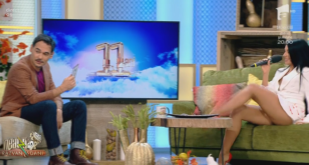 Gafă uriașă în direct la Antena 1! Rochia Elenei Ionescu s-a ridicat și s-a văzut tot, la Neatza cu Răzvan și Dani