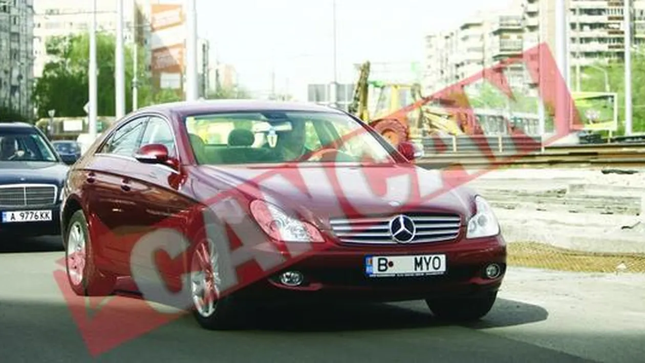 Videanu, in inspectie cu masina sotiei