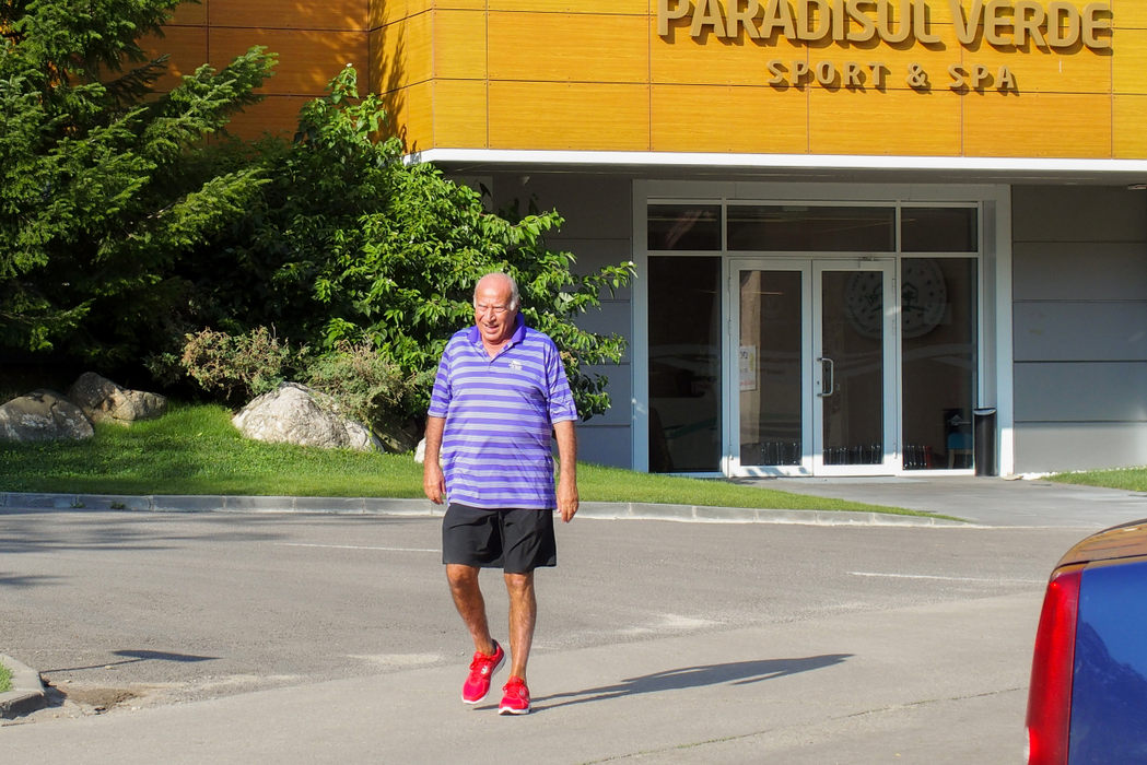La ieșire s-a putut citi relaxarea pe chipul său