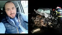 Un tânăr de 29 de ani a murit într-un accident grav. Șoferul a adormit la volan și a intrat într-un autotren