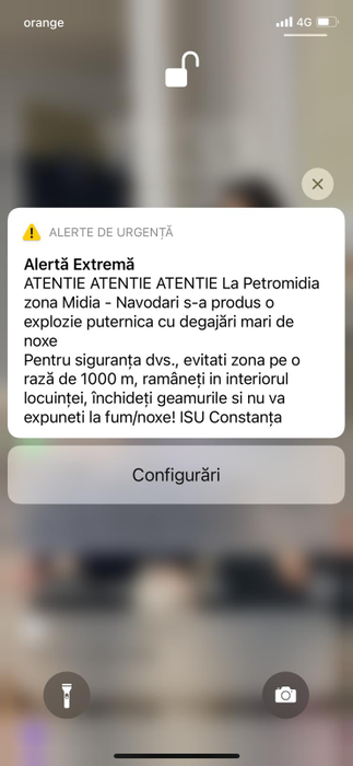 Alertă la Midia Năvodari! Explozie puternică, fumul gros se poate vedea de la kilometri distanță