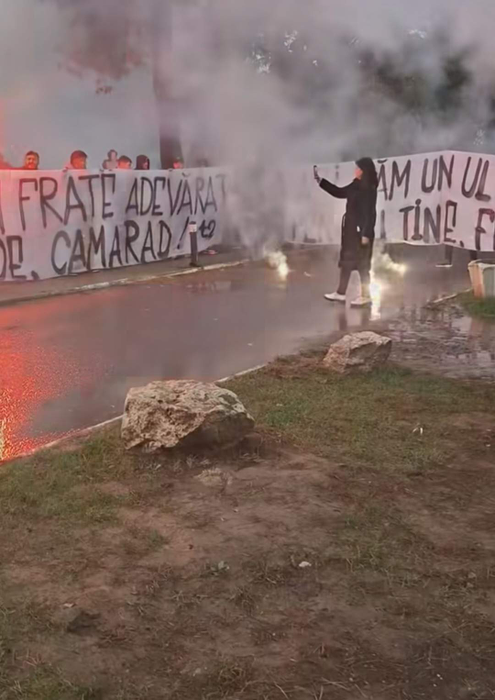 Gestul emoționant făcut de colegii lui Andrei Petrache, fotbalistul de la Rapid. A fost condus pe ultimul drum
