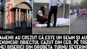 Panica provocata de un obiect neidentificat cazut din cer pe scarile unei biserici, in Severin. SRI a lamurit misterul