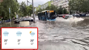 Plouă 8 zile fără oprire în București. Pe ce dată vine "potopul", potrivit meteorologilor Accuweather