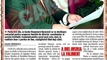 Barna va conduce Garda Financiara Bucuresti