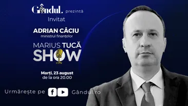 Marius Tucă Show începe marți, 23 august, de la ora 20.00, live pe gândul.ro