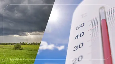 Prognoza meteo azi, 17 august 2026. Temperaturile urcă până la 37 de grade, dar vremea se întoarce brusc. Furtuni puternice spre seară