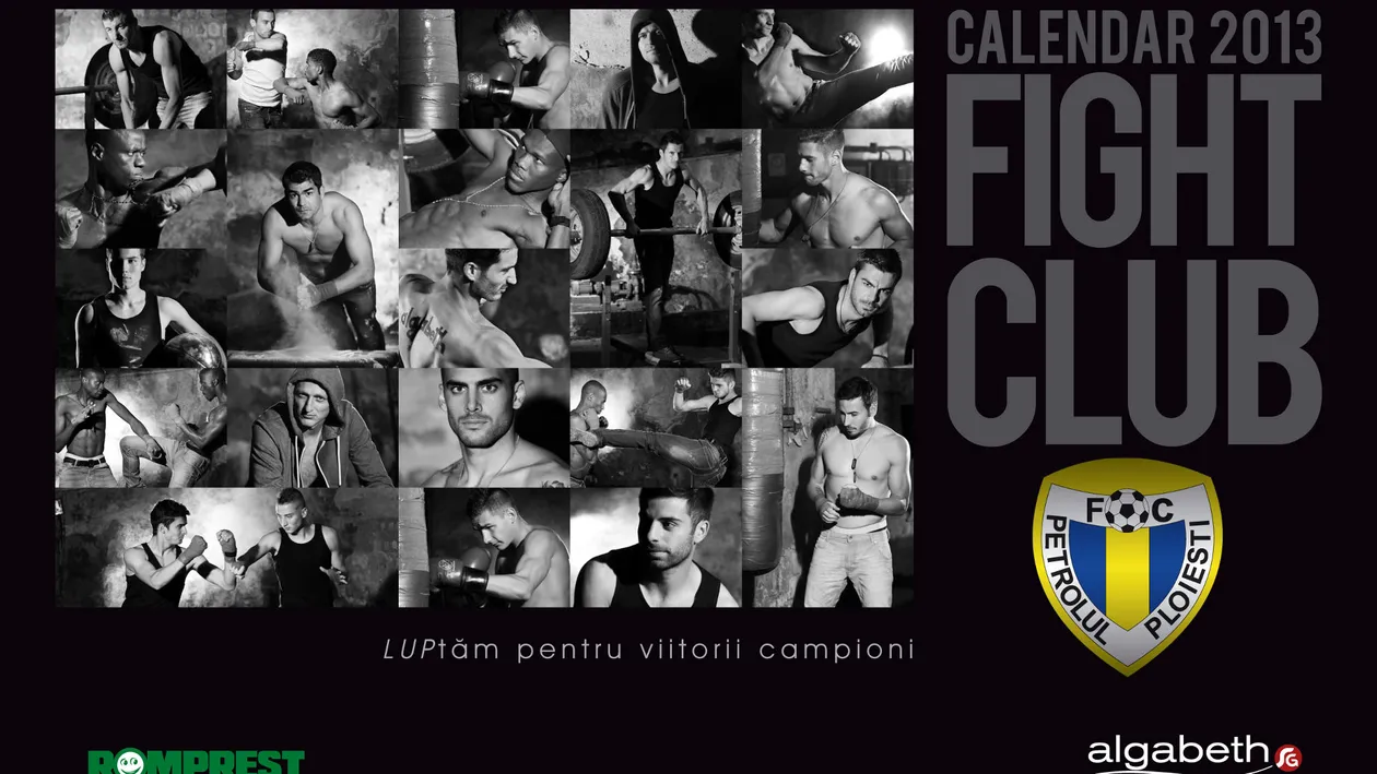 Calendar sexy pentru 2013! Imagini super fierbinţi cu fotbaliştii de la Petrolul Ploieşti!