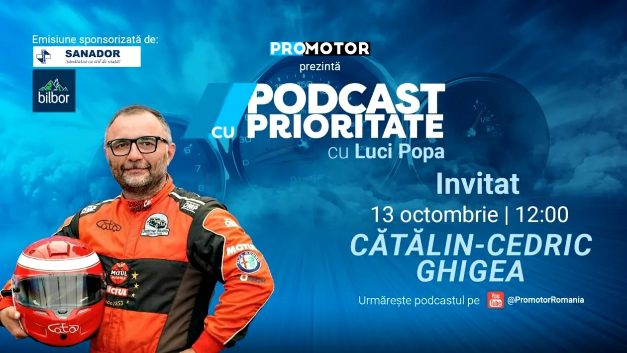 Cătălin-Cedric Ghigea, invitatul episodului #83 din „Podcast cu Prioritate” by ProMotor